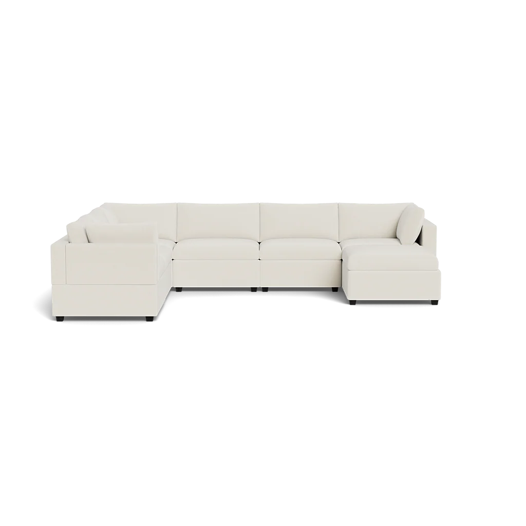 Kova Box Cushion Grand Corner + Ottoman - Image 24