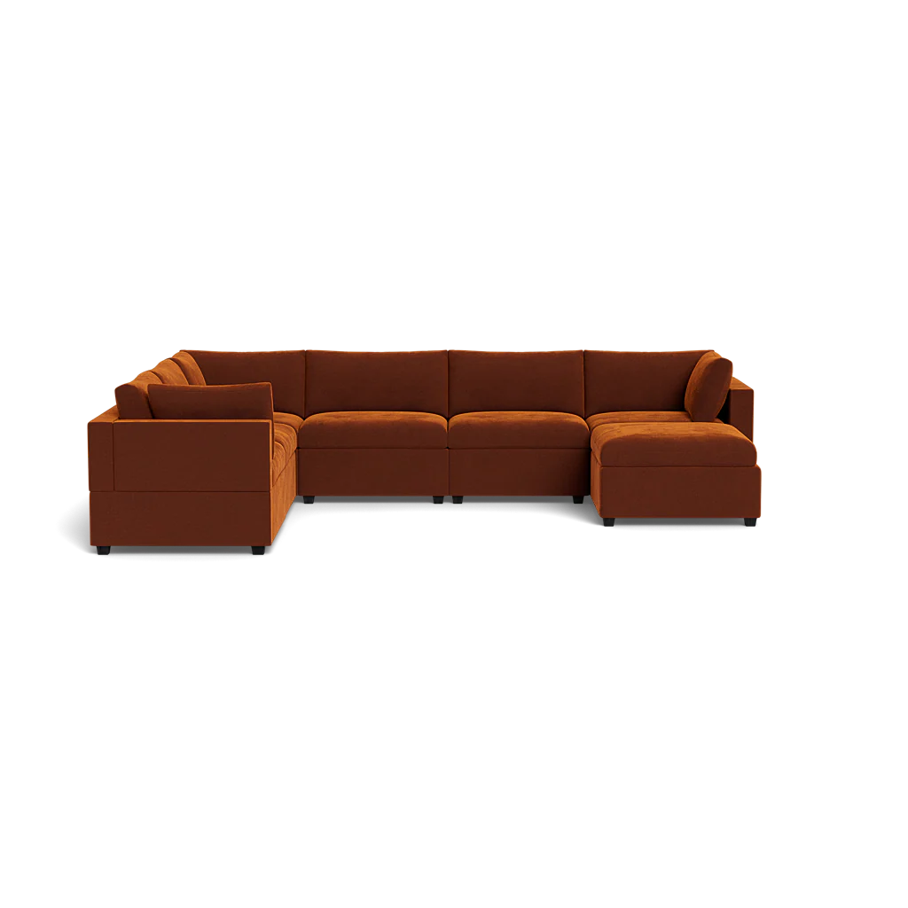 Kova Box Cushion Grand Corner + Ottoman - Image 26