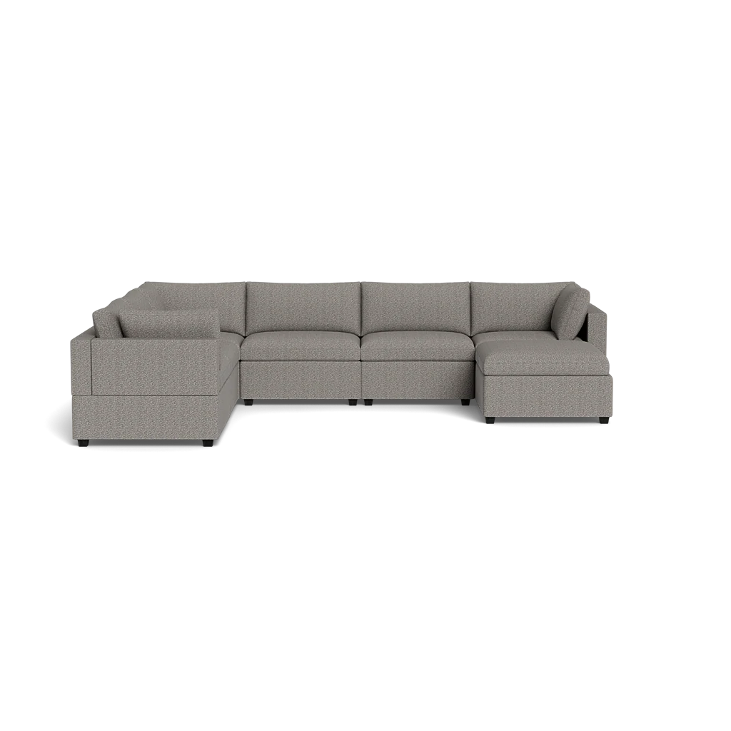 Kova Box Cushion Grand Corner + Ottoman - Image 28