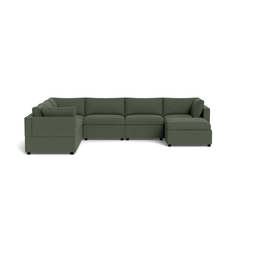 Kova Box Cushion Grand Corner + Ottoman - Image 30