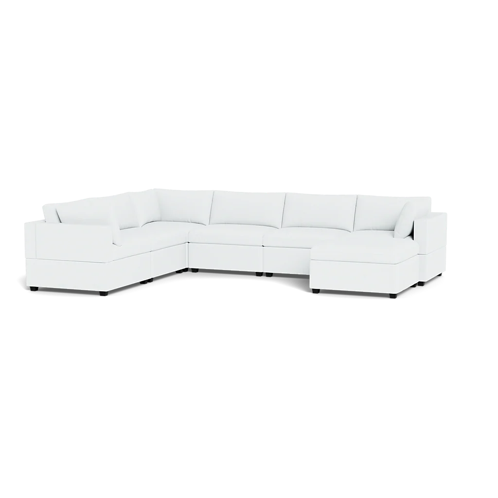 Kova Box Cushion Grand Corner + Ottoman - Image 34