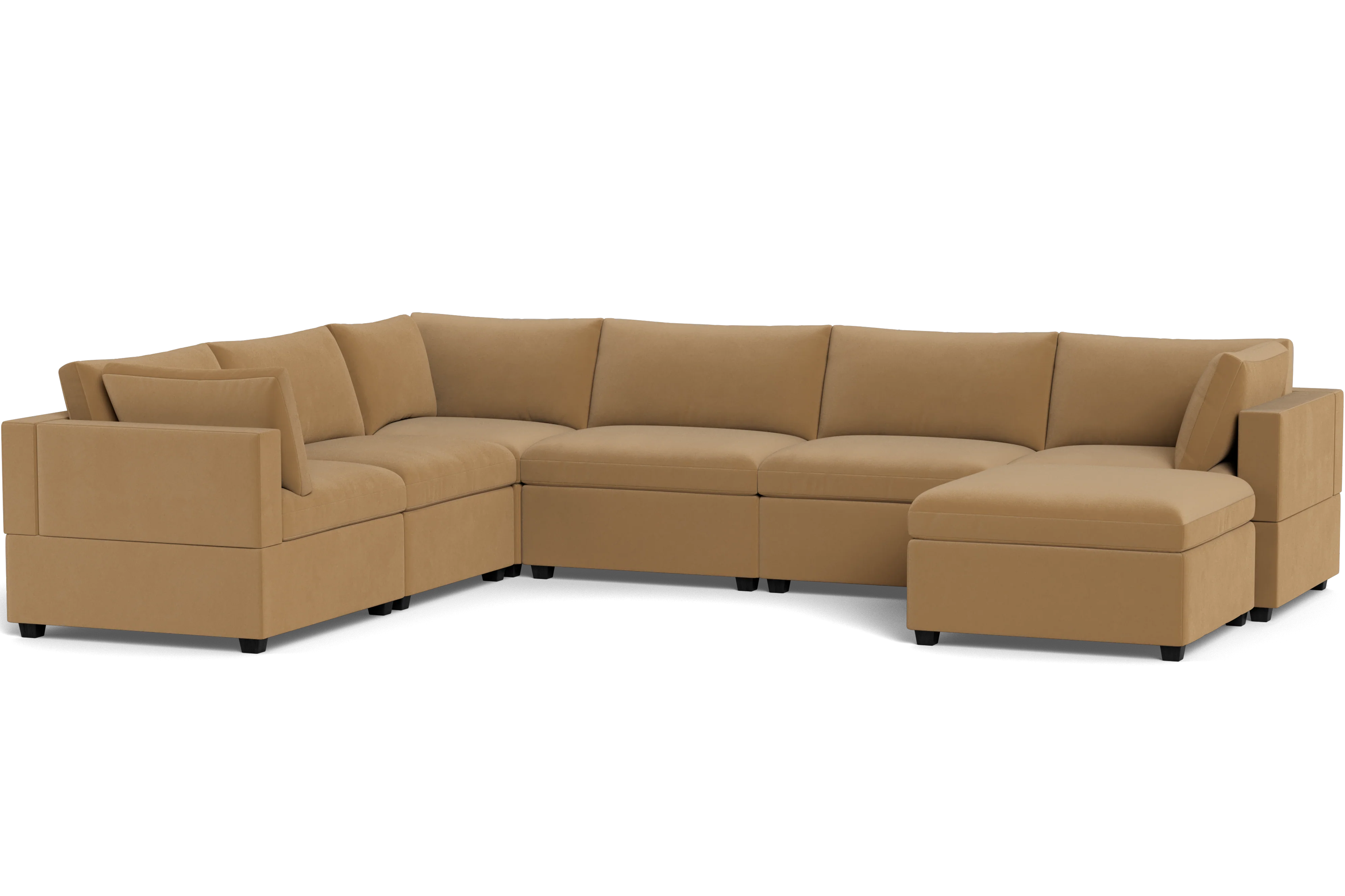Kova Box Cushion Grand Corner + Ottoman - Image 36