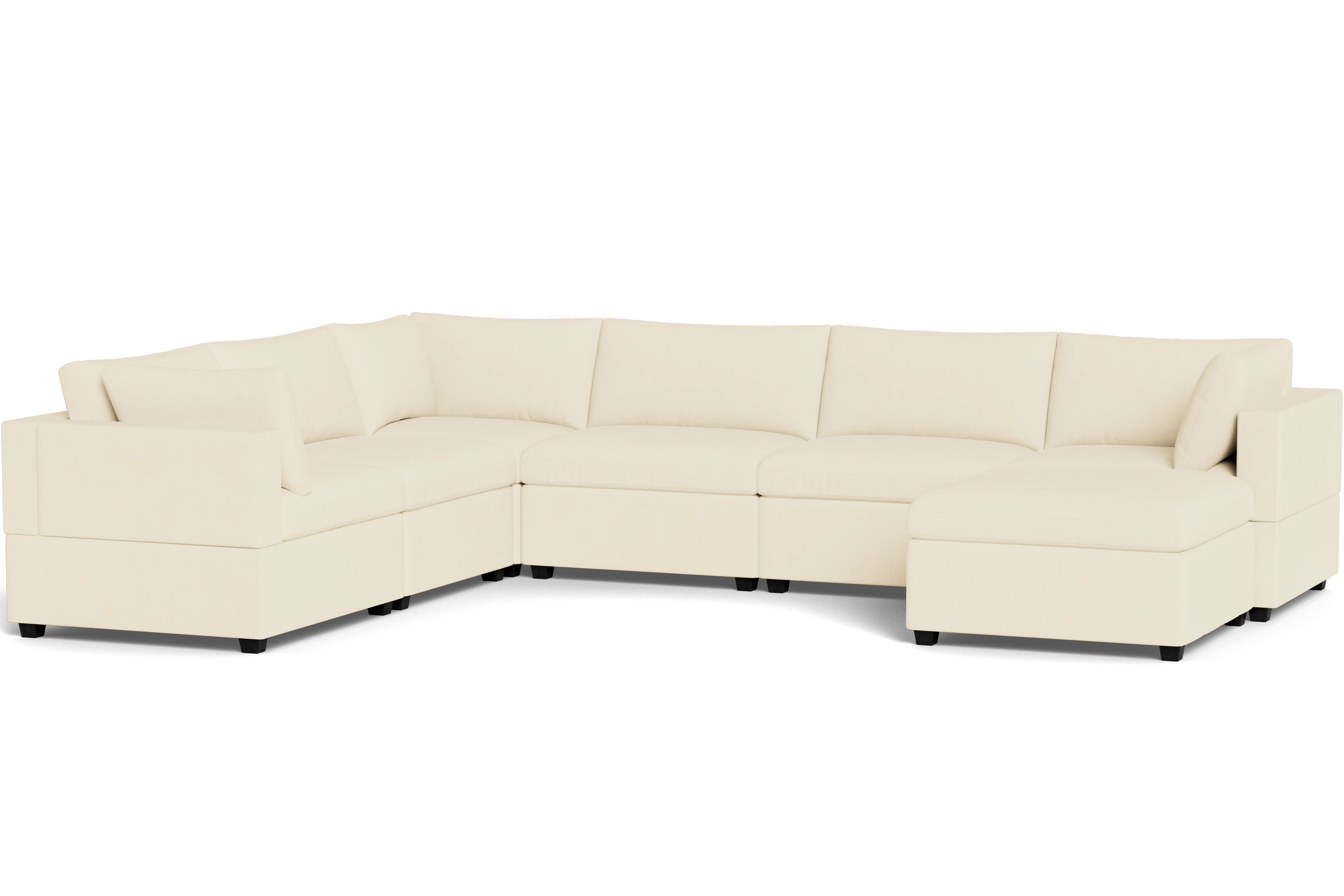 Kova Box Cushion Grand Corner + Ottoman - Image 59