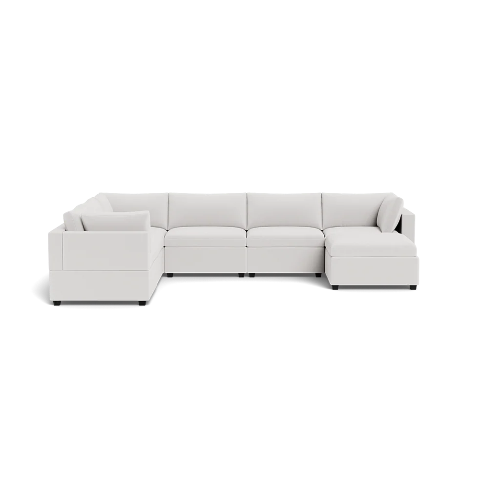 Kova Box Cushion Grand Corner + Ottoman - Image 8
