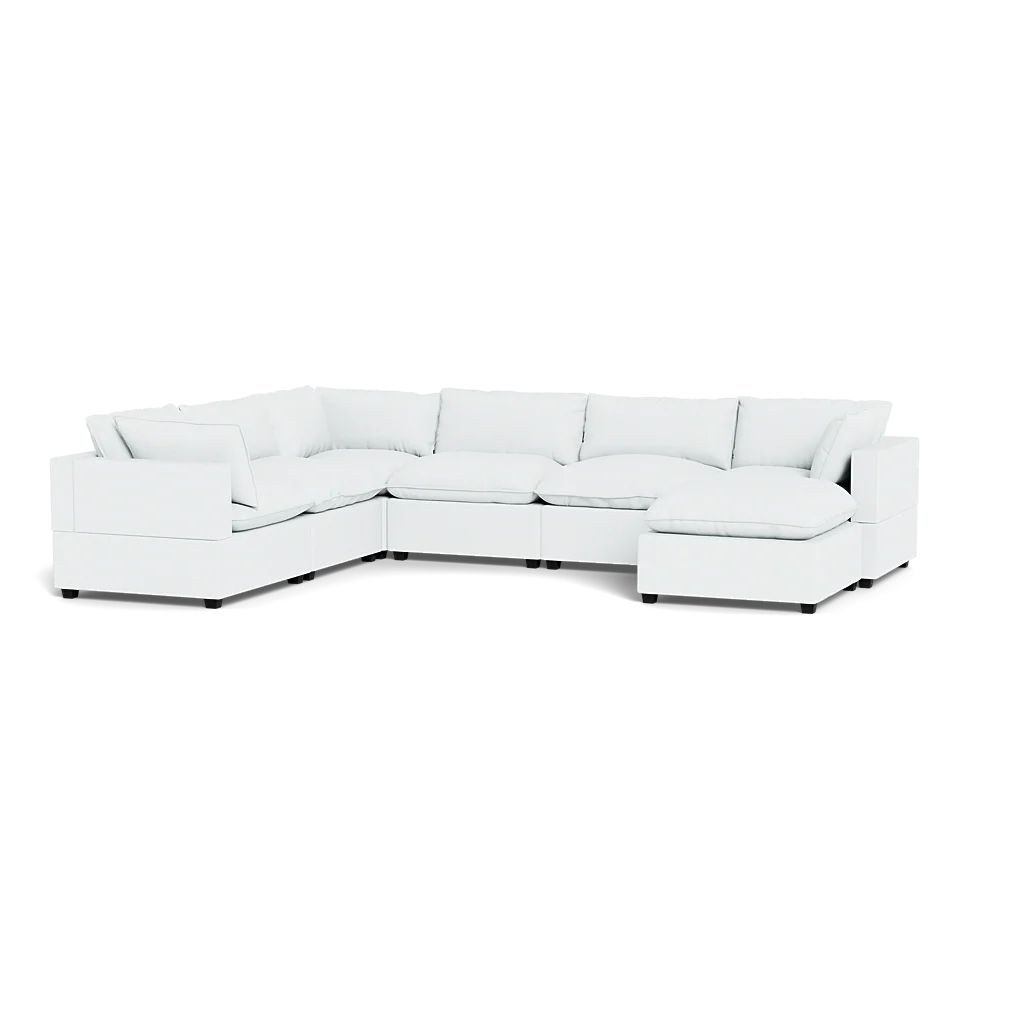 Kova Pillow Cushion Grand Corner + Ottoman - Image 10
