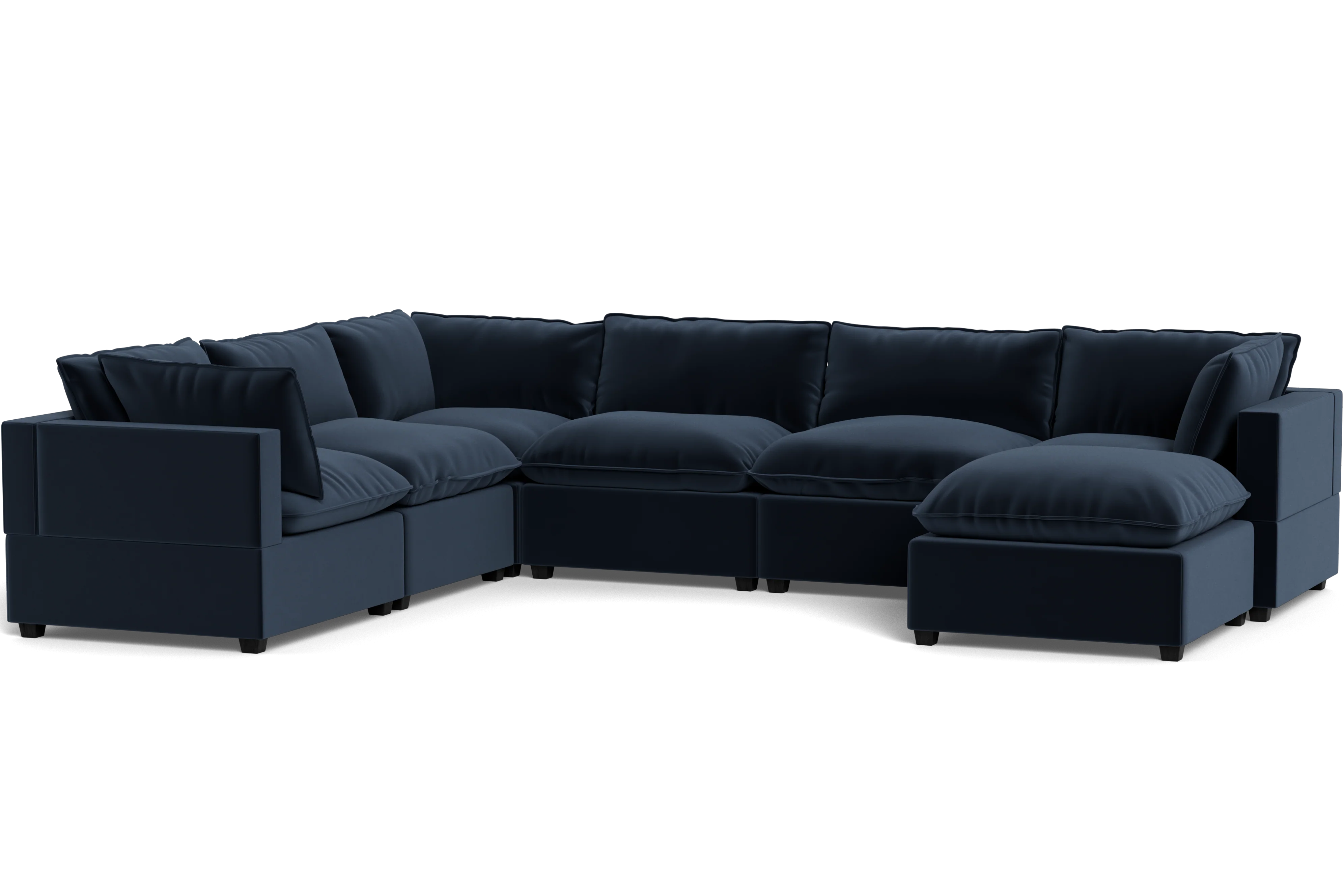 Kova Pillow Cushion Grand Corner + Ottoman - Image 15