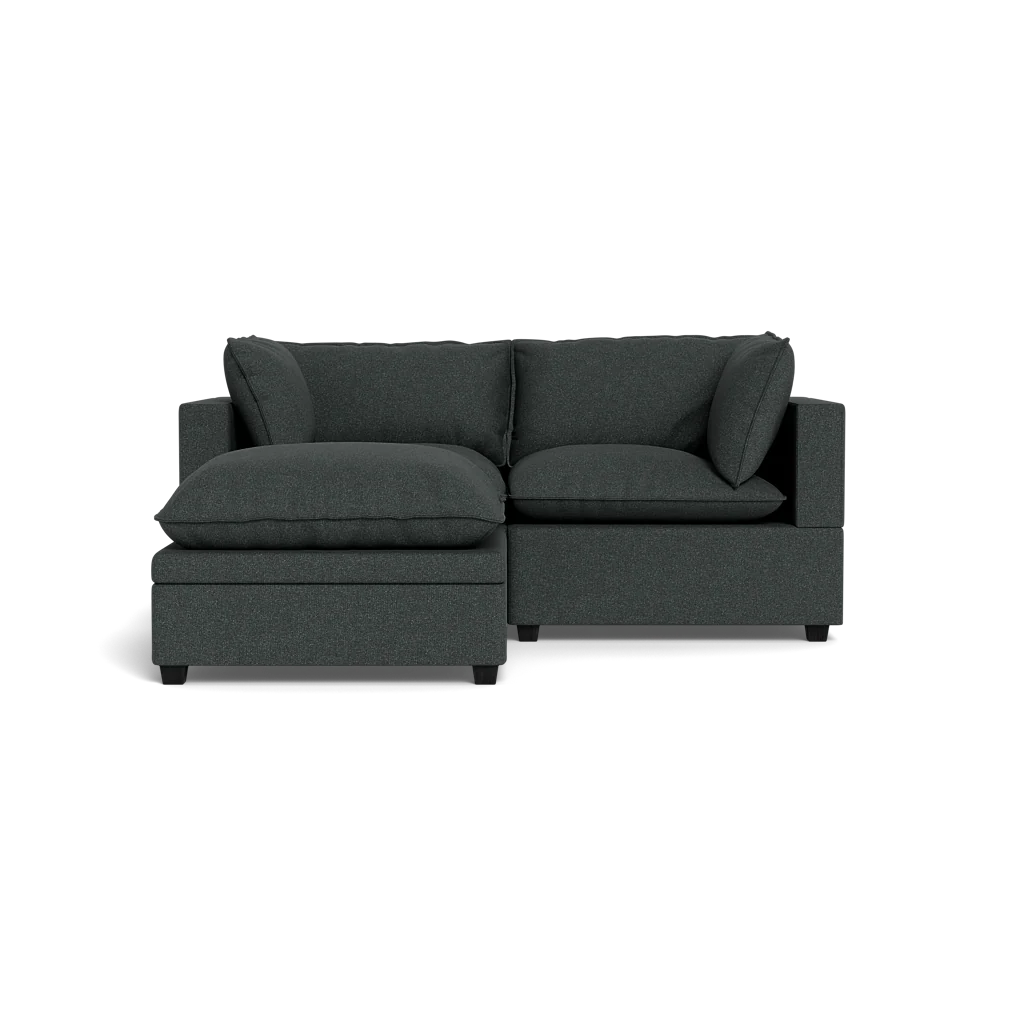 Kova Pillow Cushion Sofa 86" + Ottoman - Image 21