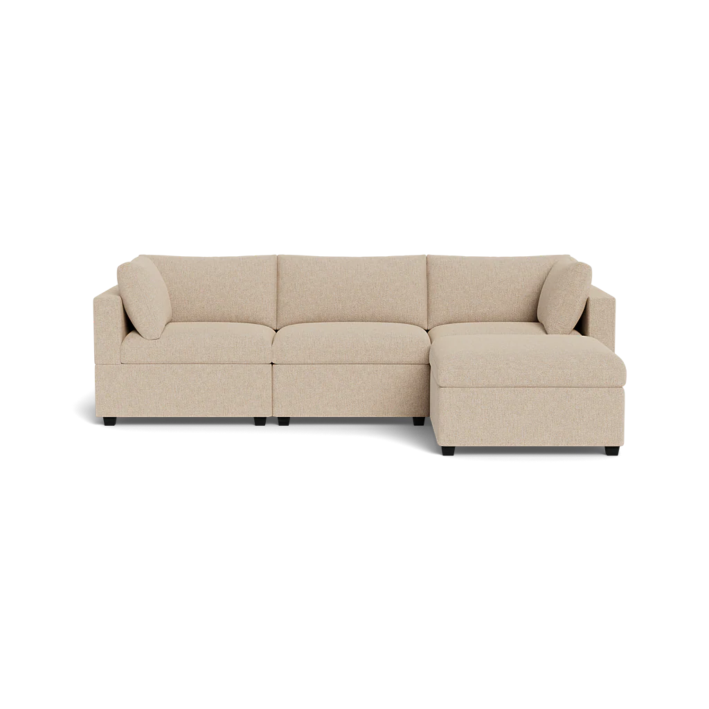 Kova Box Cushion Sofa 122" + Ottoman - Image 14