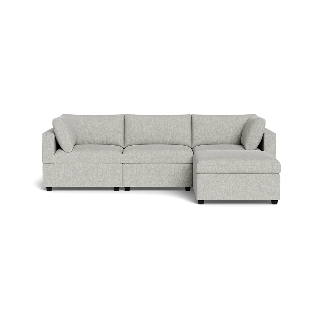 Kova Box Cushion Sofa 122" + Ottoman - Image 31