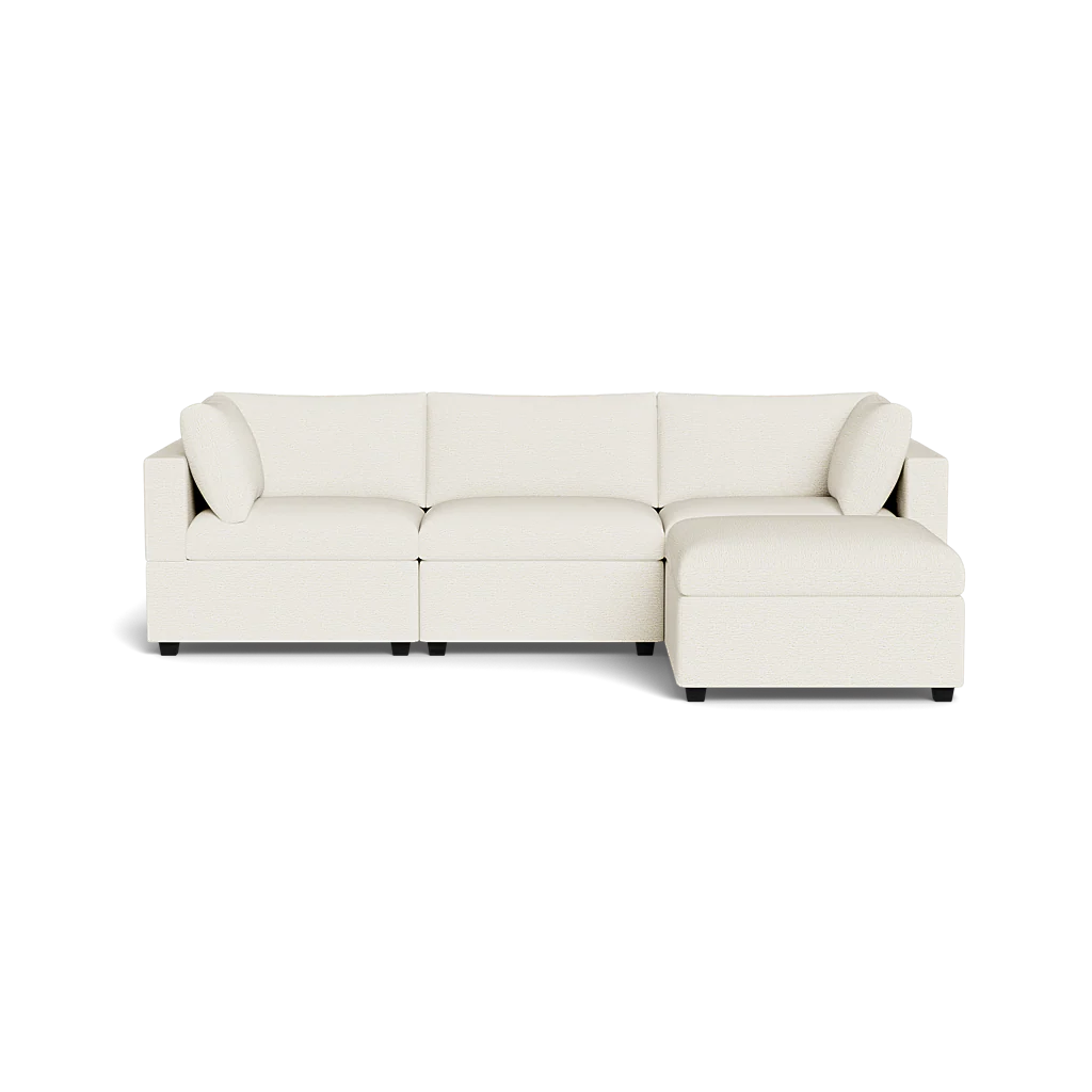 Kova Box Cushion Sofa 122" + Ottoman - Image 33