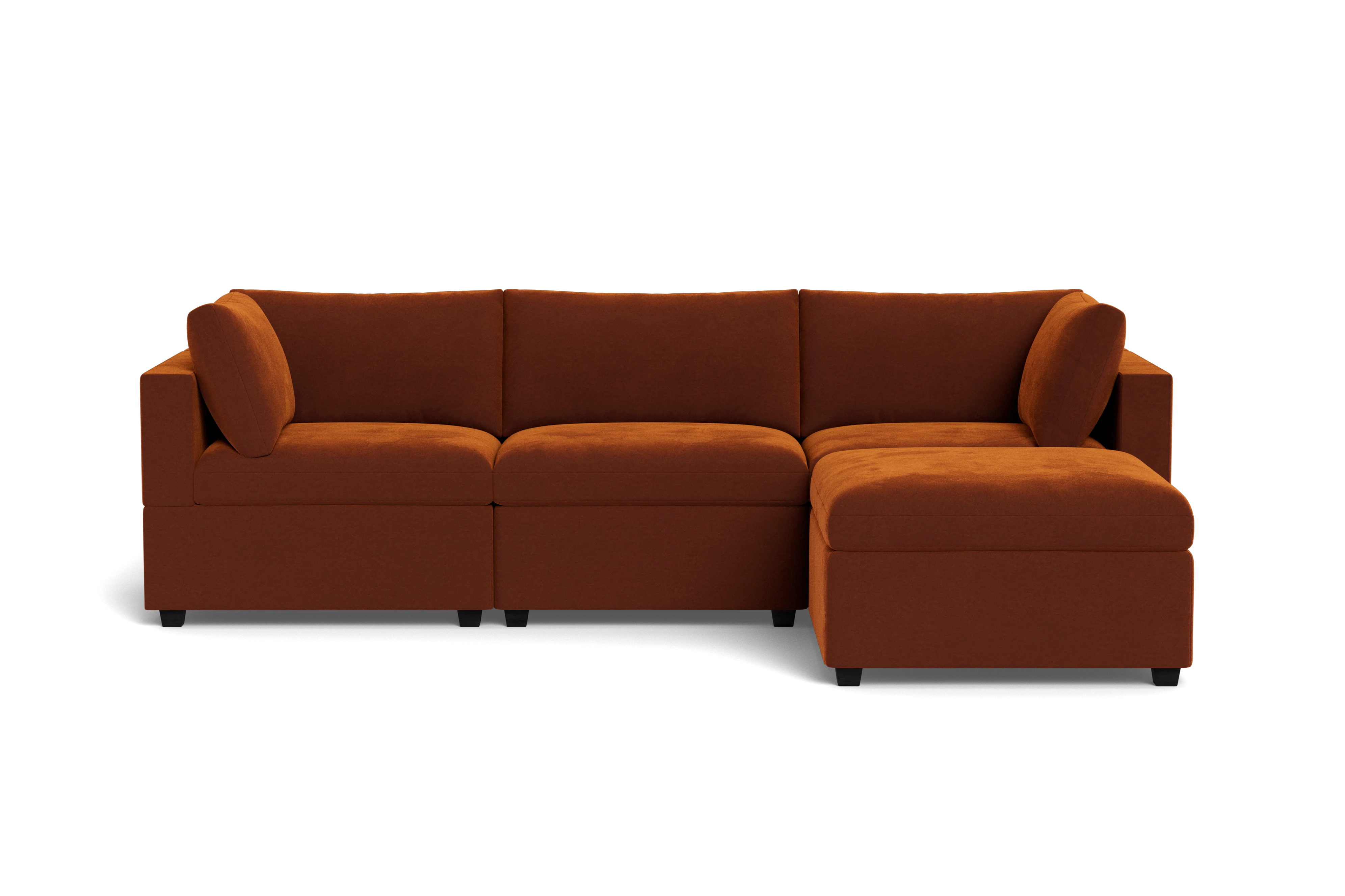 Kova Box Cushion Sofa 122" + Ottoman - Image 42