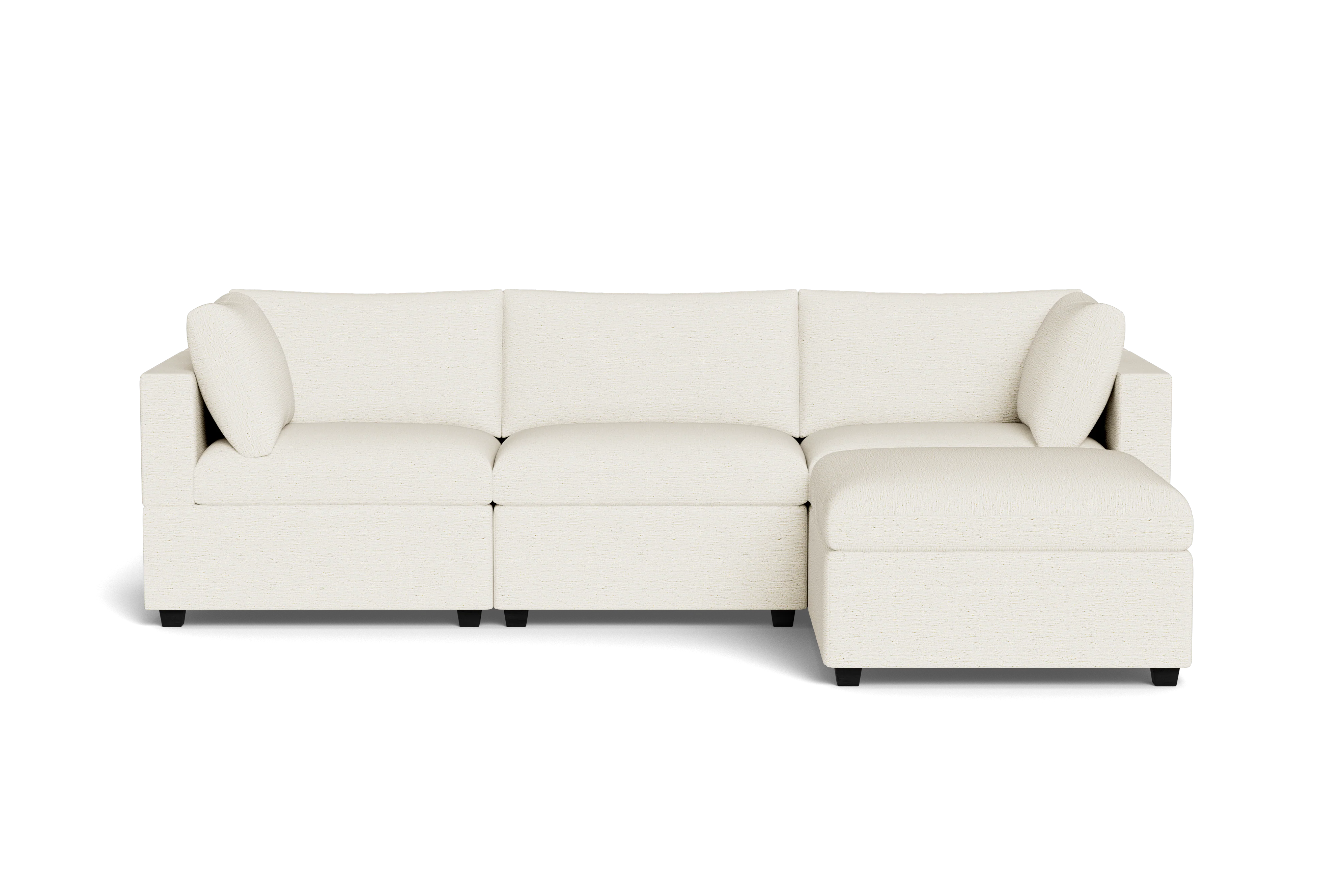 Kova Box Cushion Sofa 122" + Ottoman - Image 43