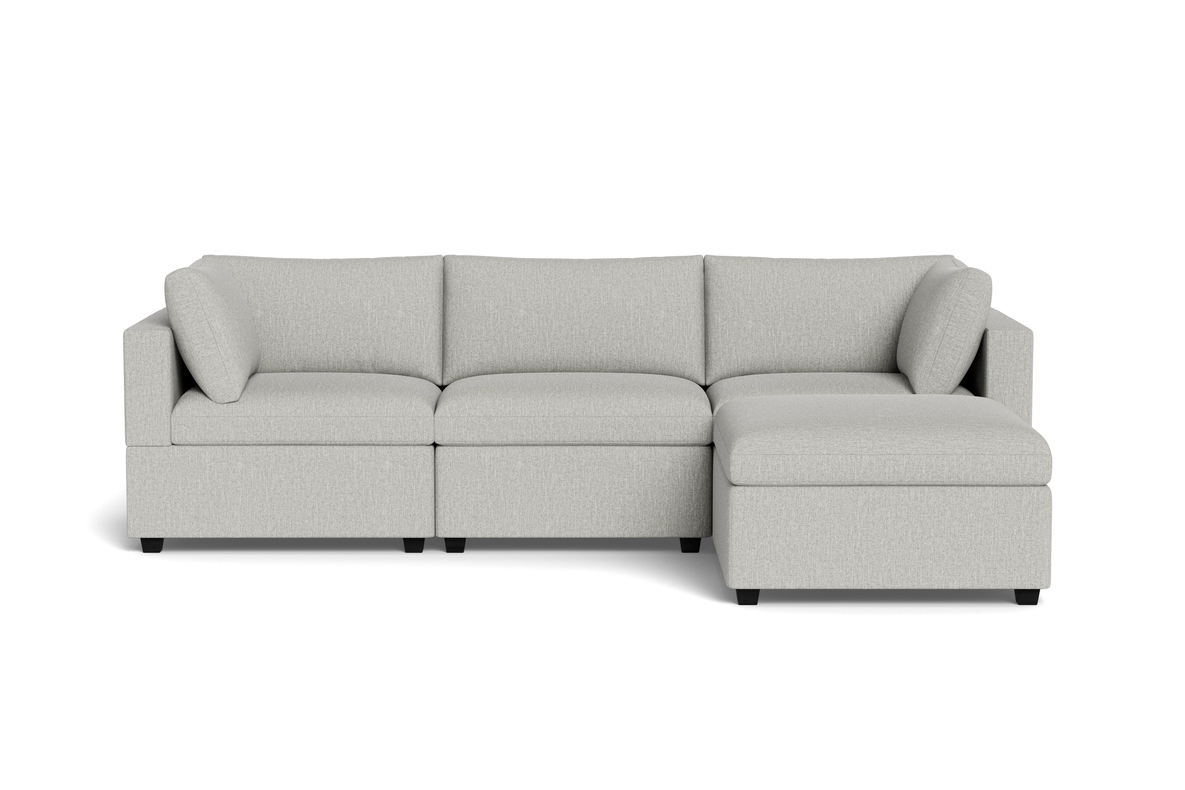 Kova Box Cushion Sofa 122" + Ottoman - Image 44