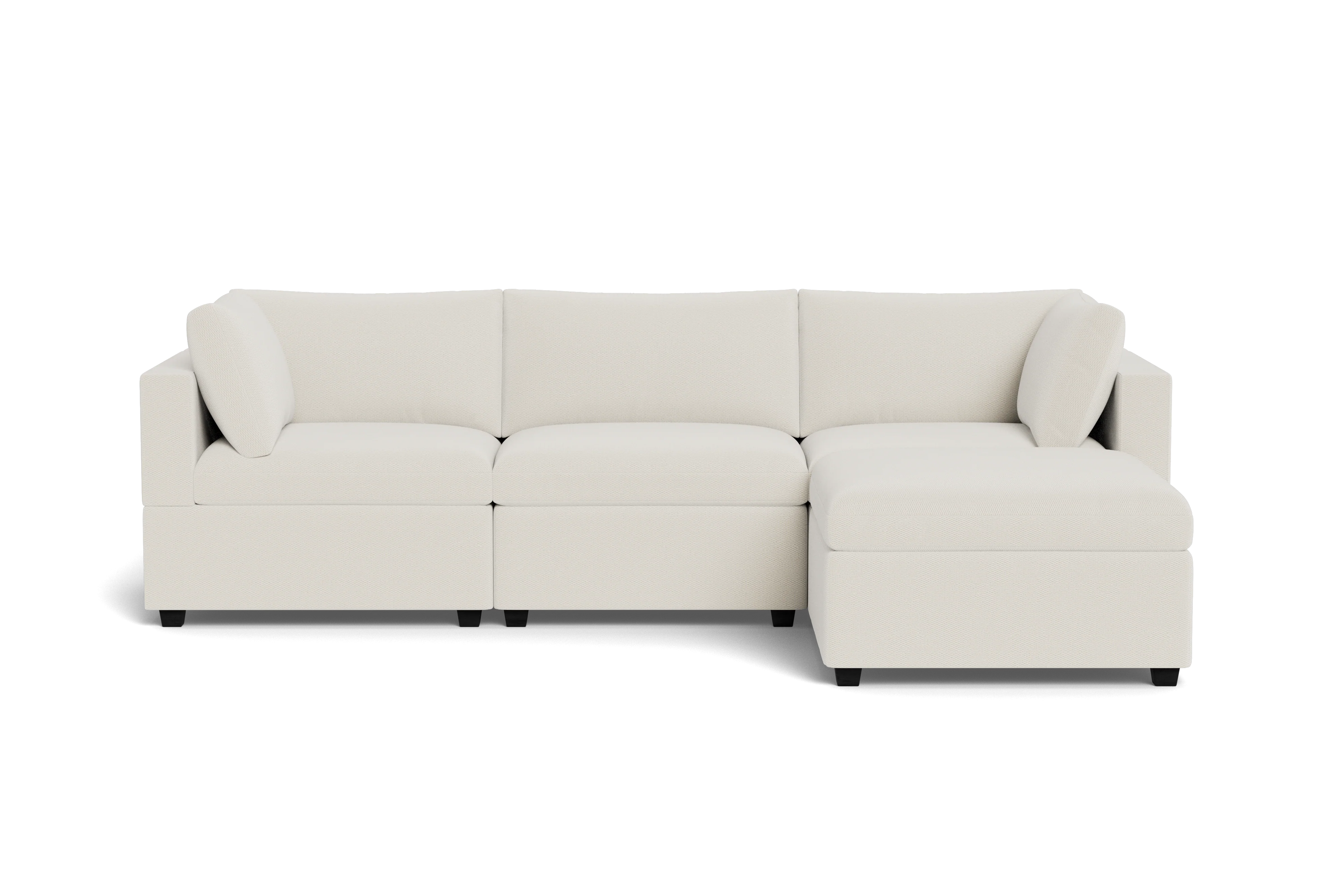 Kova Box Cushion Sofa 122" + Ottoman - Image 45
