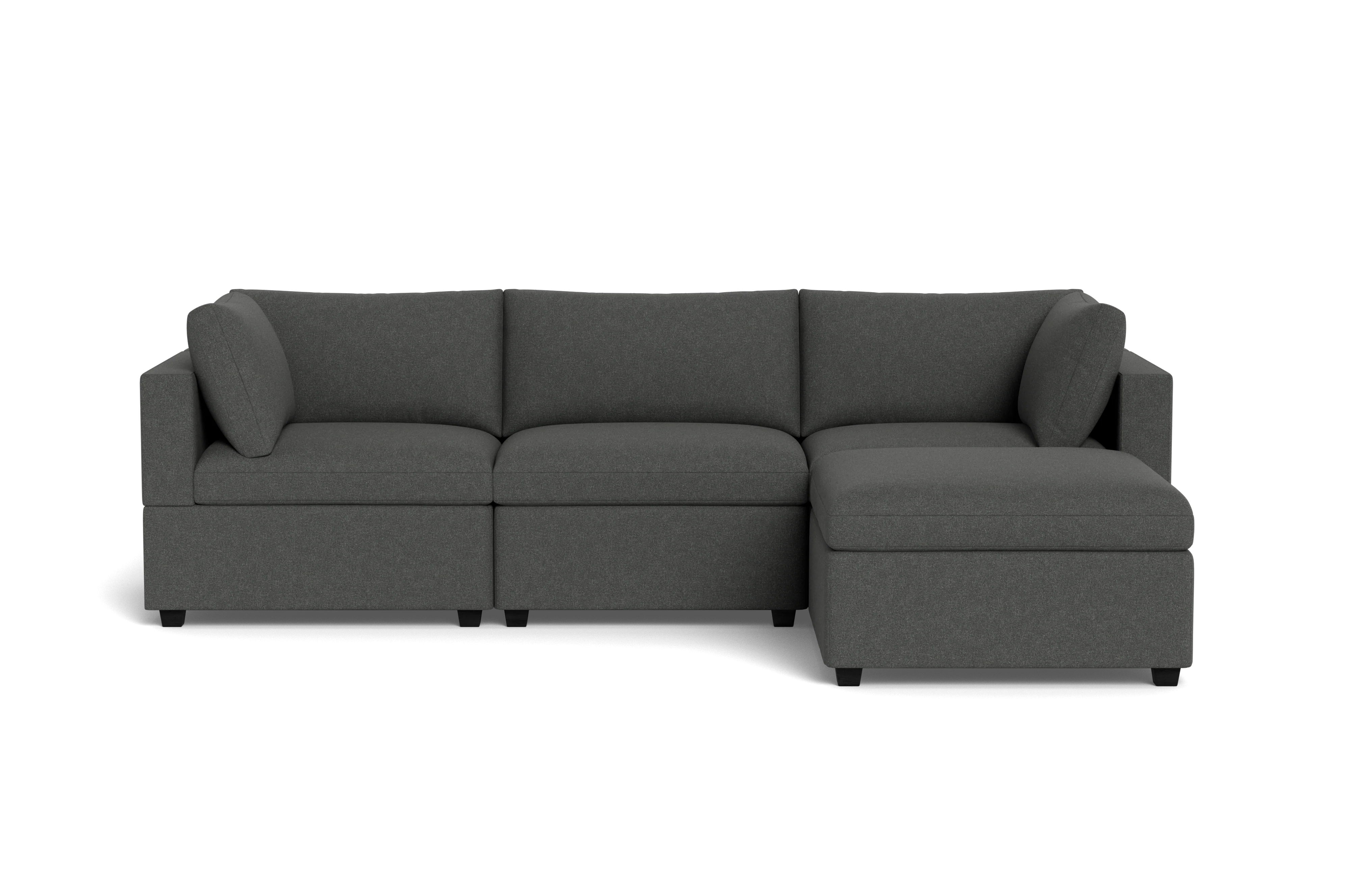 Kova Box Cushion Sofa 122" + Ottoman - Image 46