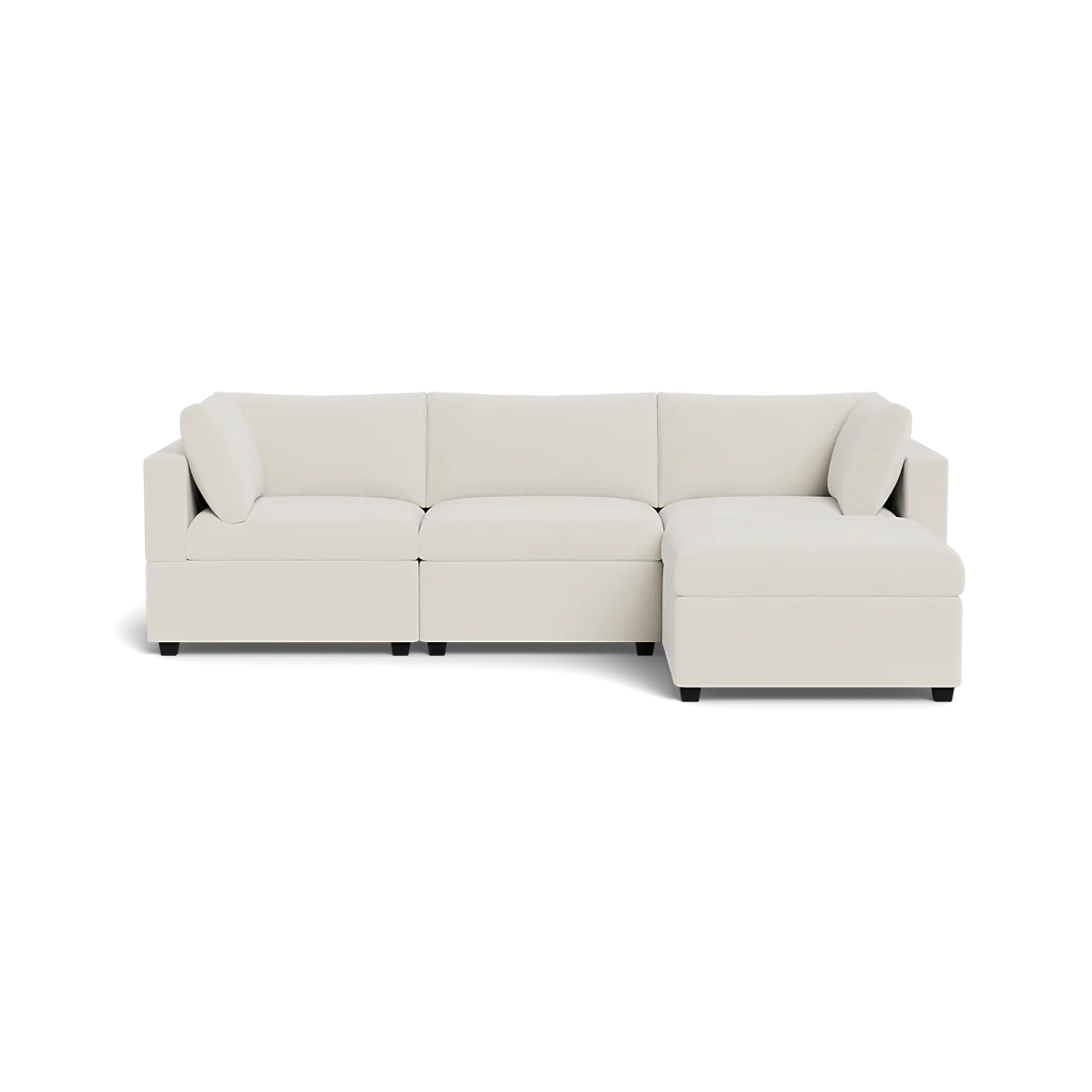 Kova Box Cushion Sofa 122" + Ottoman - Image 6